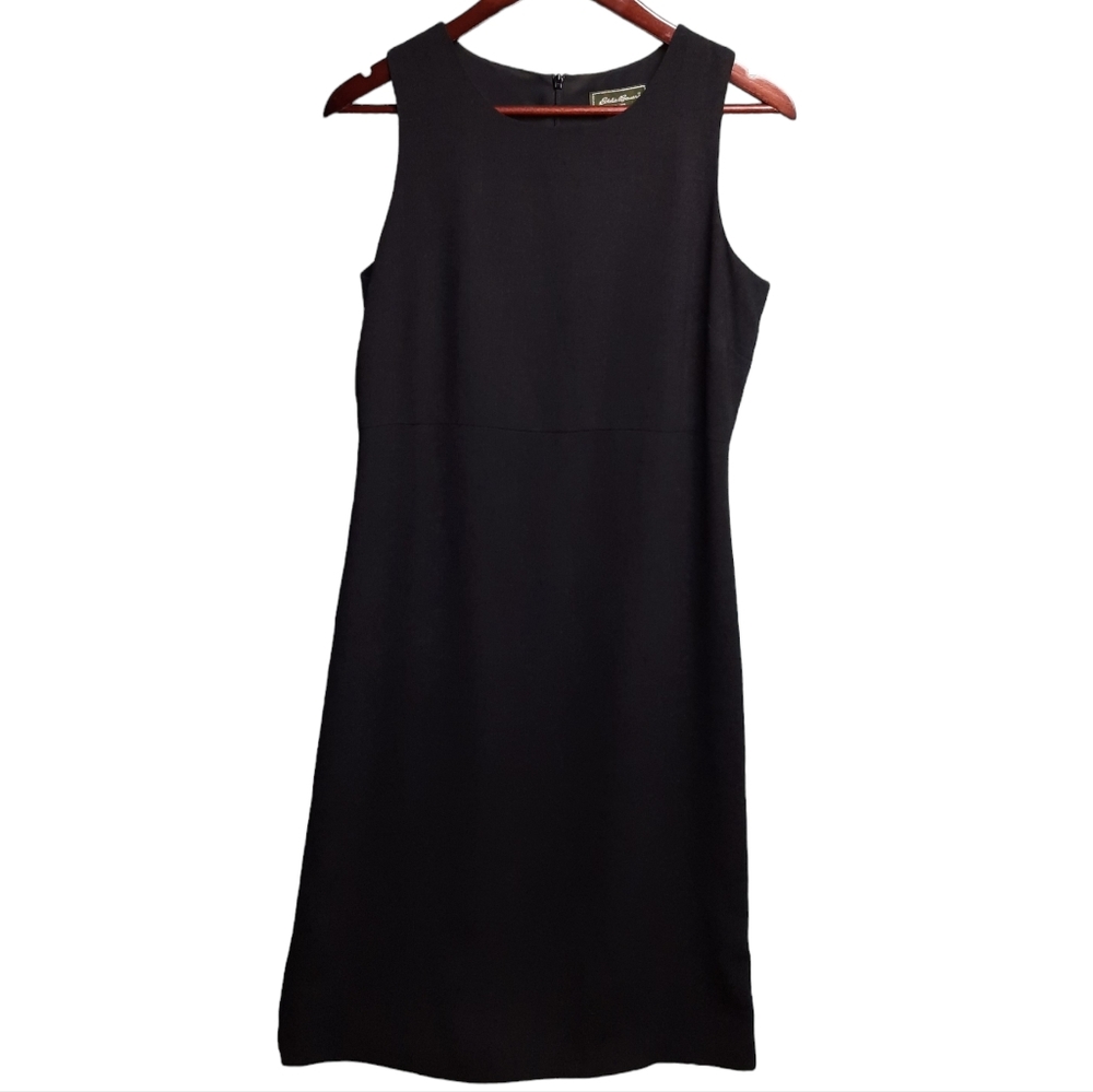 Eddie Bauer Perfect Black Sleeveless Dress SZ 8